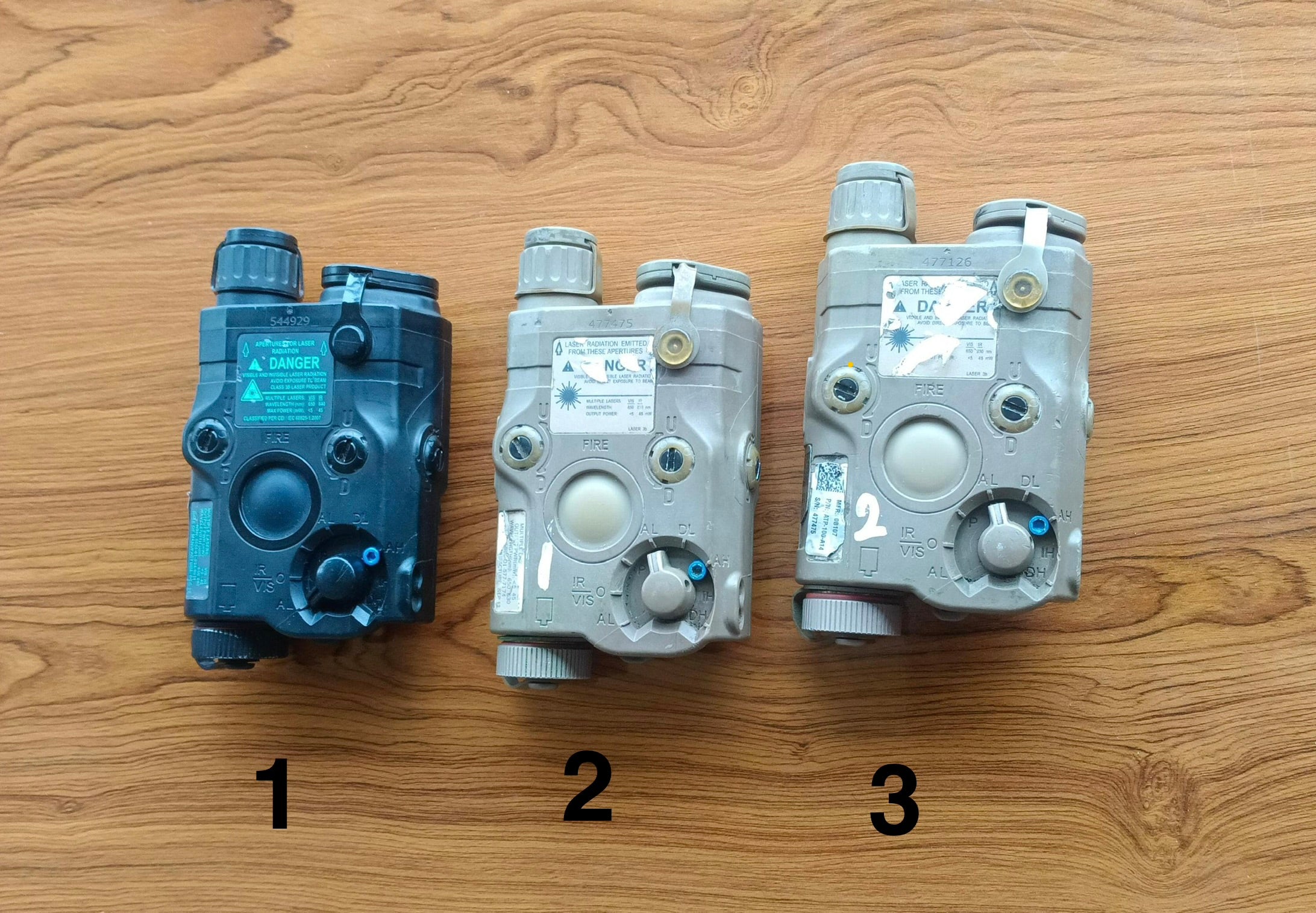 AN PEQ15 Used Full Power used