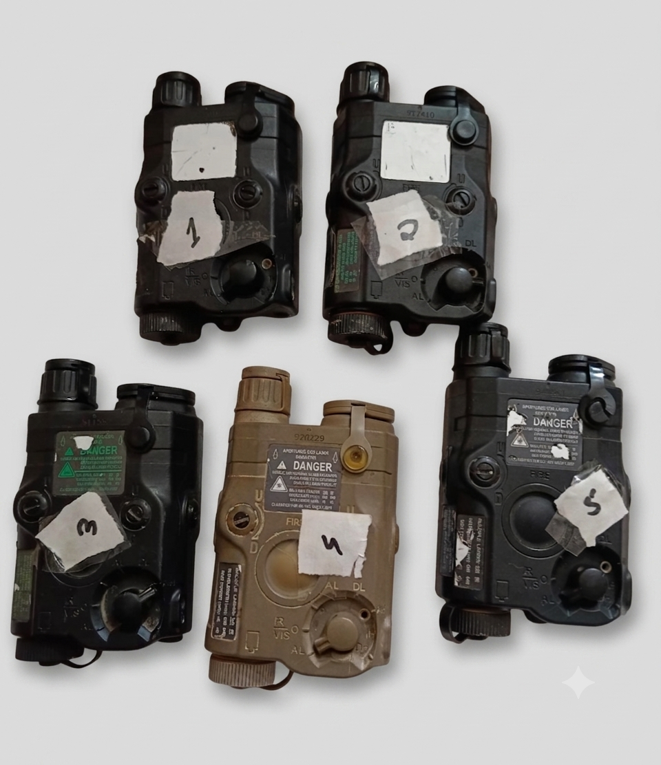 AN PEQ15 Used Full Power used