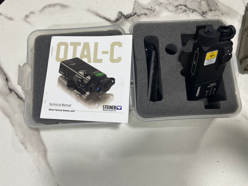 Steiner OTAL-C IR Offset Tactical Aiming Laser Black (Global Shipping)