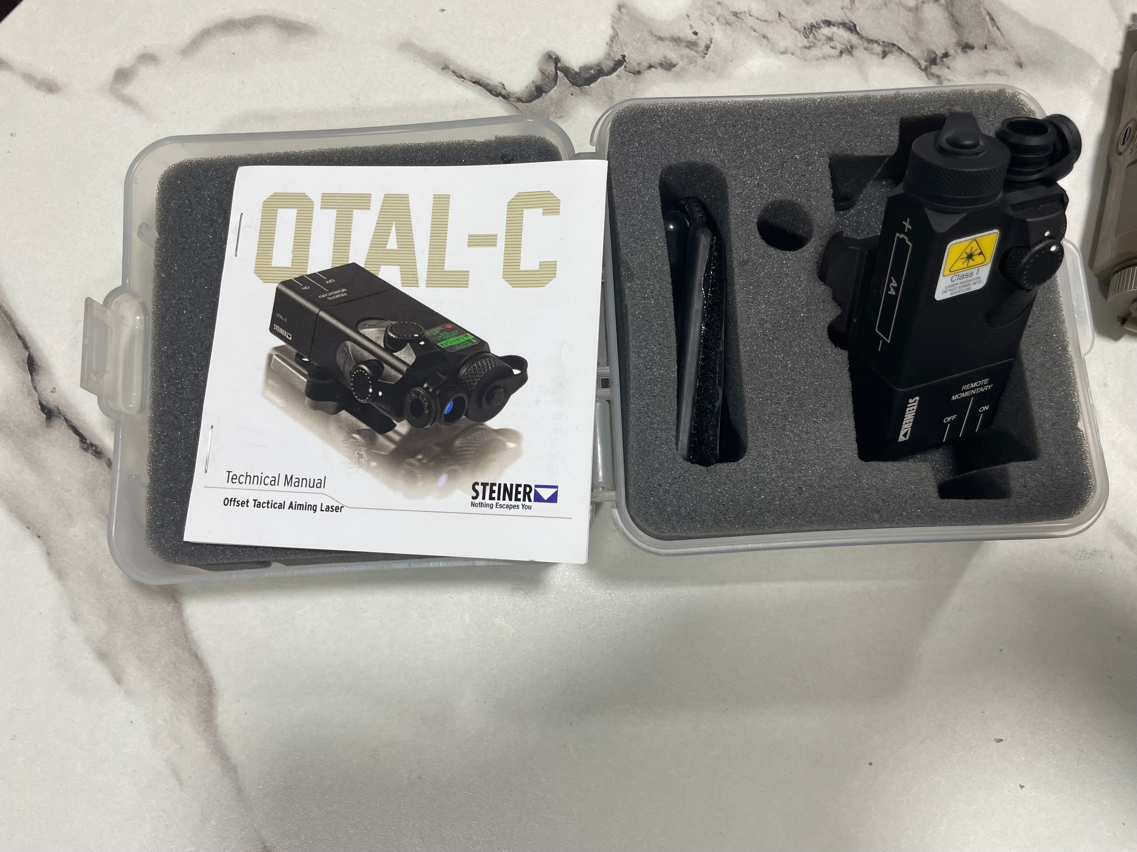 Steiner OTAL-C IR Offset Tactical Aiming Laser Black (Global Shipping)