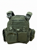 Specter Defense FAPV-QR Gen5 Plate Carrier Vest Green Advanced Padding