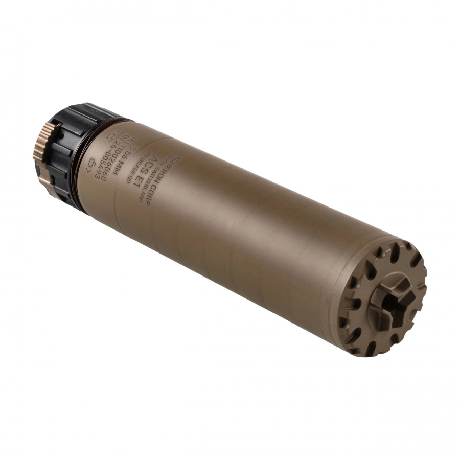 Acheron ACS Birdcage QD 5.56 Suppressor FDE