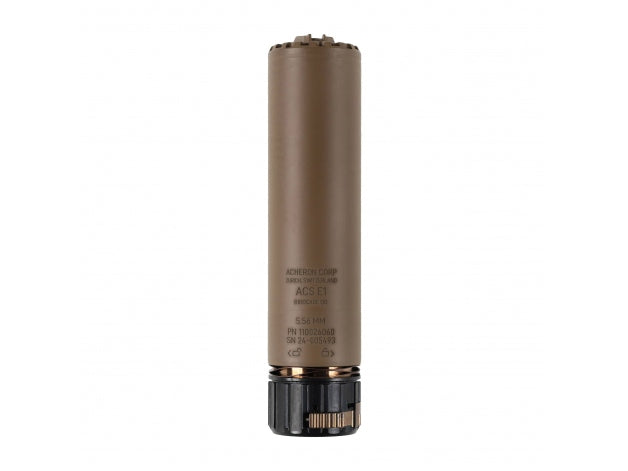 Acheron ACS Birdcage QD 5.56 Suppressor FDE