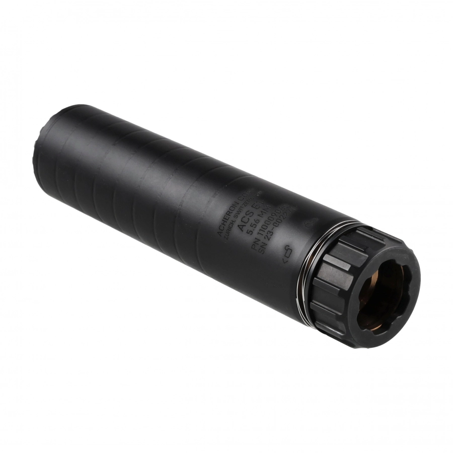 Acheron ACS E1 HexaLug 5.56 Suppressor Black