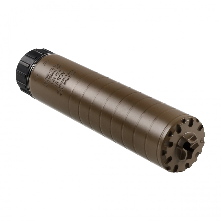 Acheron ACS E1 HexaLug 5.56 Suppressor FDE