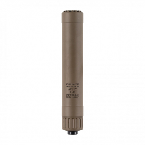 Acheron APS E2 9 mm Suppressor FDE