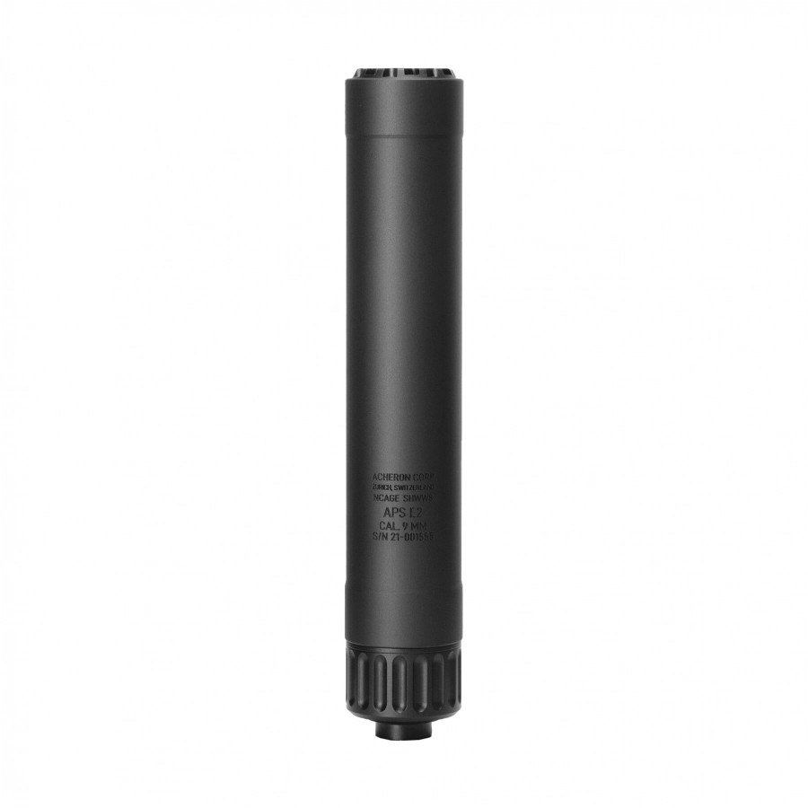 Acheron APS E2 9 mm Suppressor Black