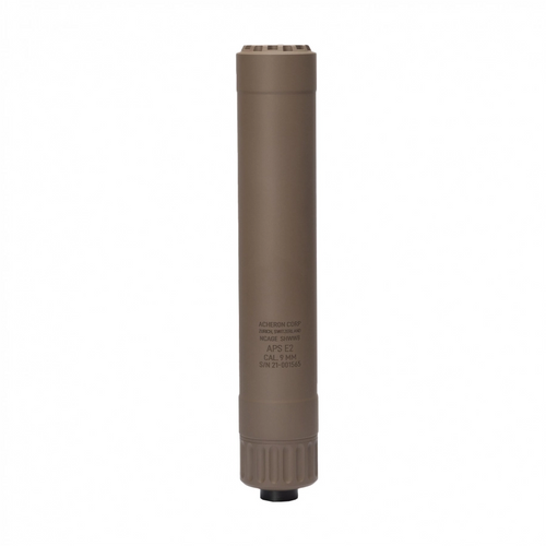 Acheron APS E2 9 mm Suppressor FDE