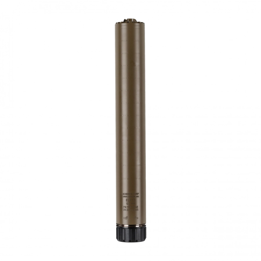 Acheron ELR E1 HexaLug XL 12.7 mm Suppressor FDE