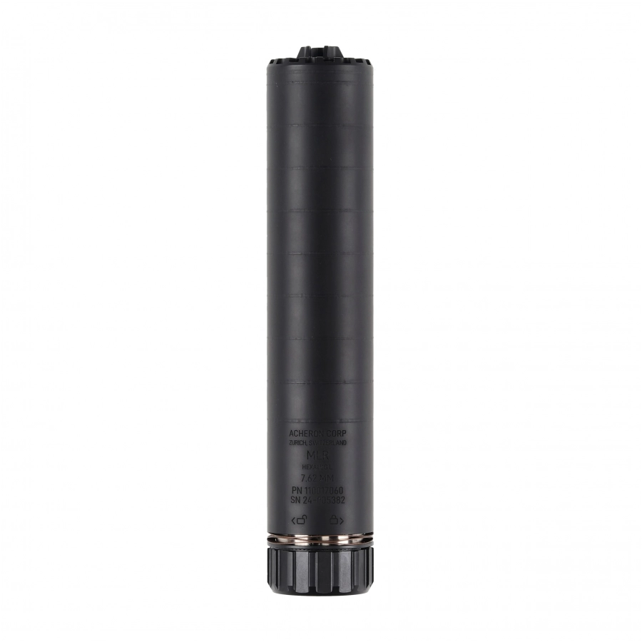 Acheron MLR E1 HexaLug L 7.62 Suppressor Black