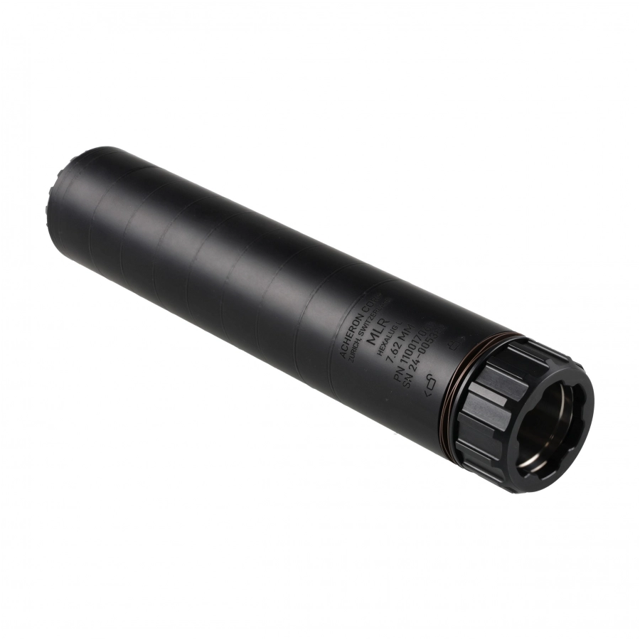 Acheron MLR E1 HexaLug L 7.62 Suppressor Black