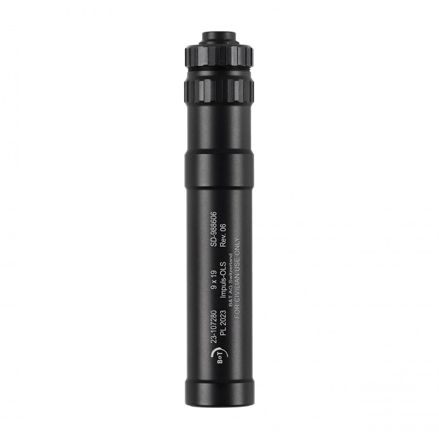 B&T Impuls-OLS 9 mm Suppressor Black
