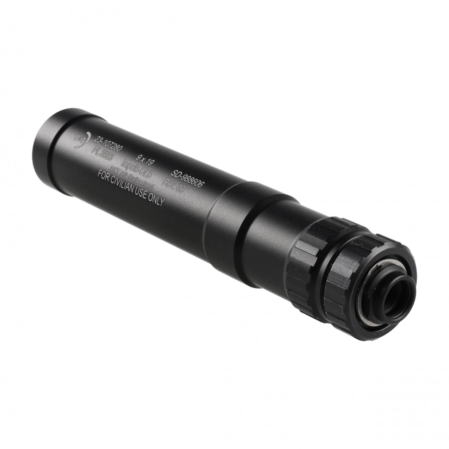B&T Impuls-OLS 9 mm Suppressor Black