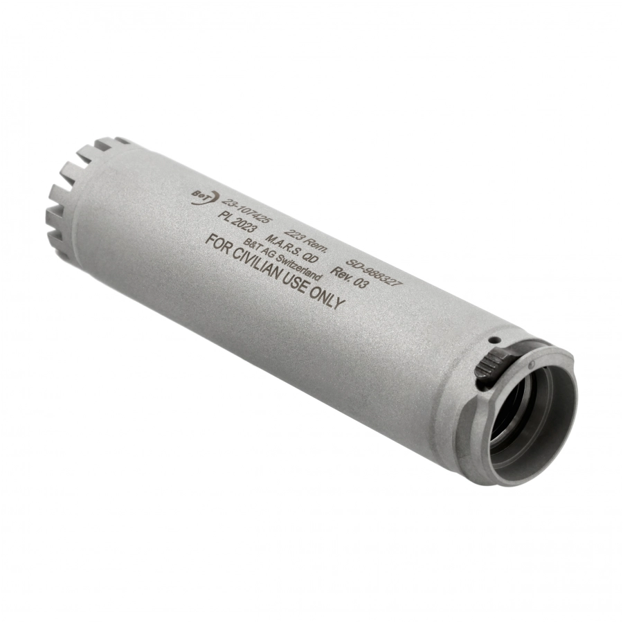 B&T M.A.R.S 5.56 Suppressor Gray
