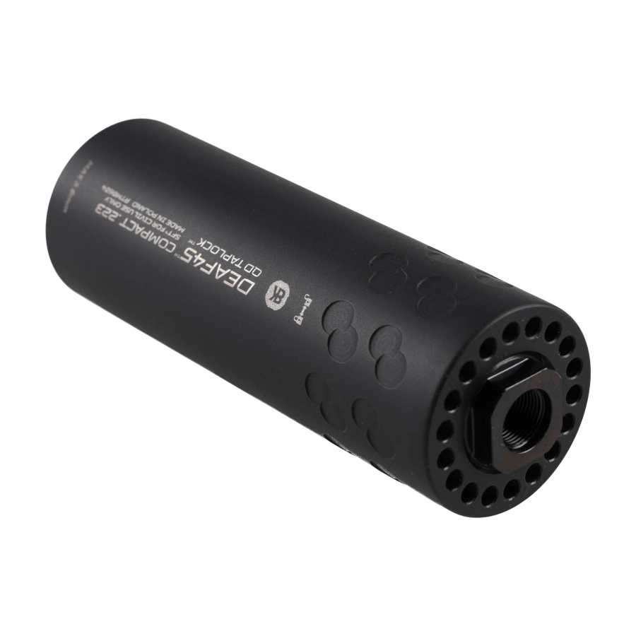 BK Precise DEAF45 Compact QD Taplock 5.56 Suppressor Black