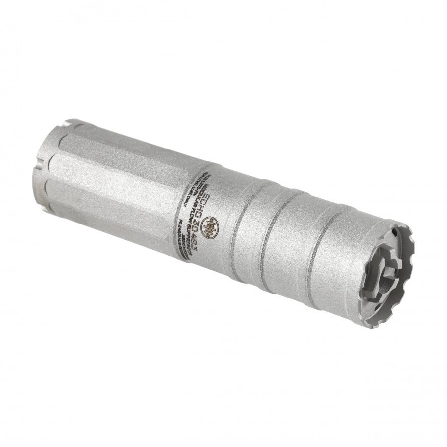 BK Precise ECHO 3D HUB Taplock 5.56 Suppressor Silver