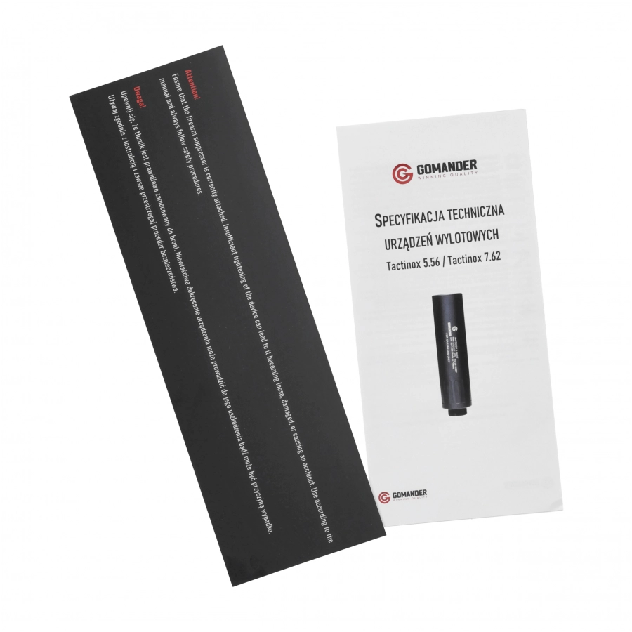 Gomander Tactinox DT 5.56 Suppressor Black