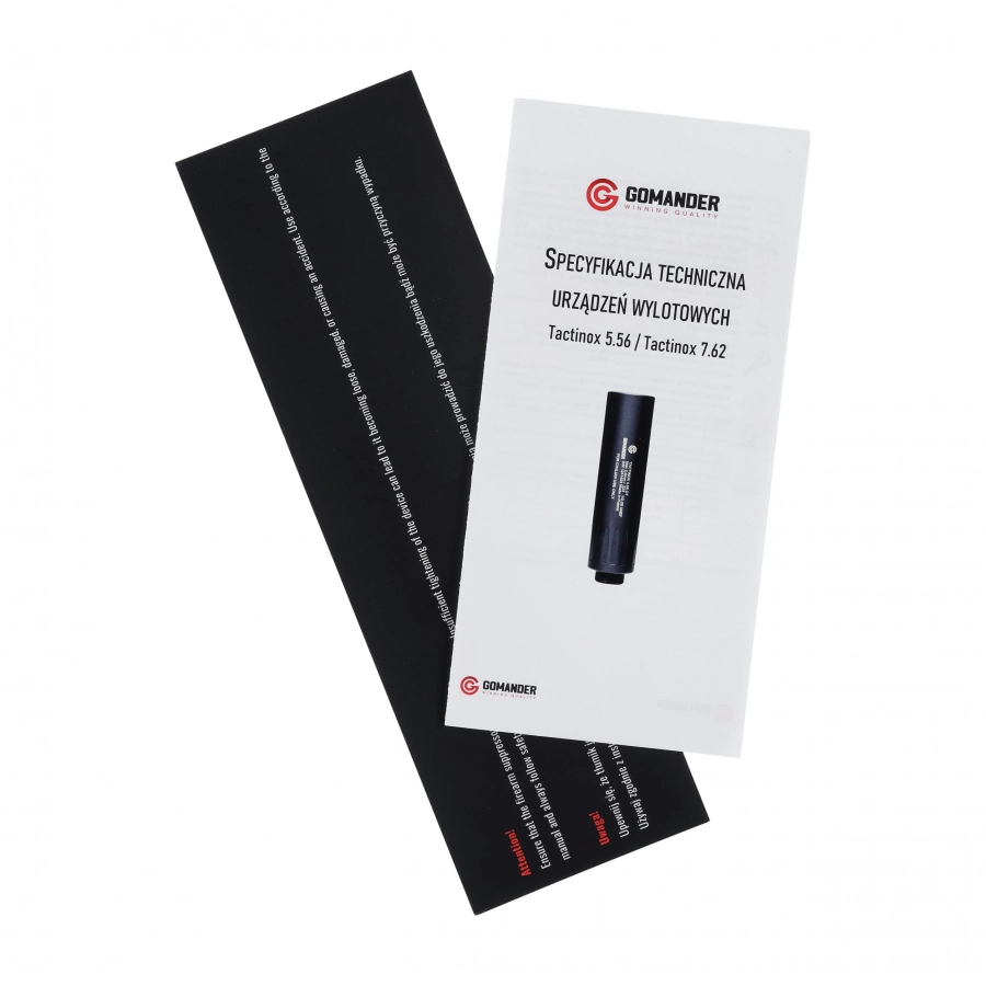 Gomander Tactinox DT 7.62 Suppressor Black