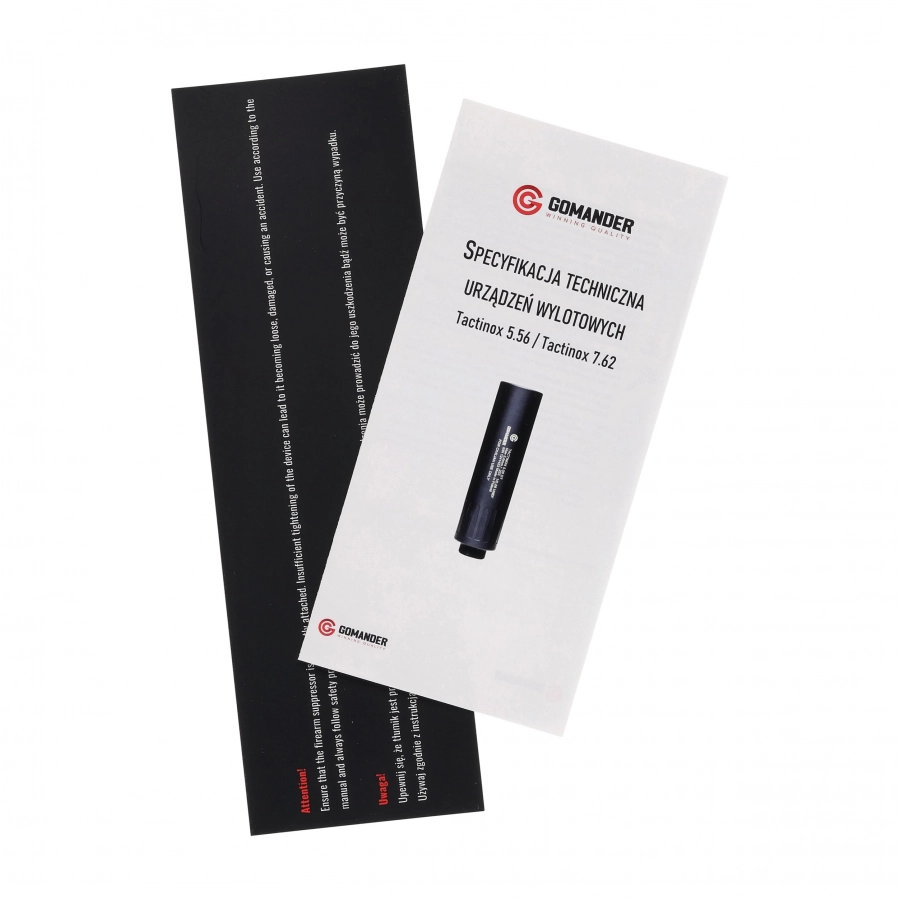 Gomander Tactinox DT 5.56 Suppressor Gray