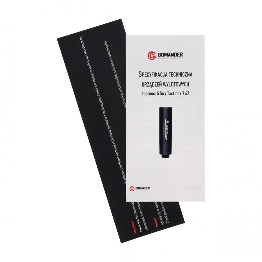 Gomander Tactinox OB 5.56 Suppressor Gray