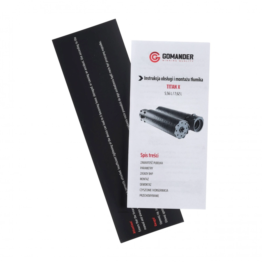 Gomander Titan X QD-LOCK L 5.56 Suppressor Black