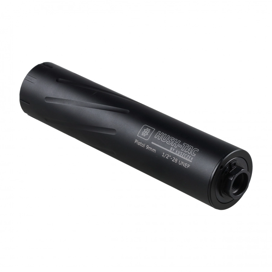 Łuszczek Hush-Tac Pistol Short 9 mm Suppressor Black