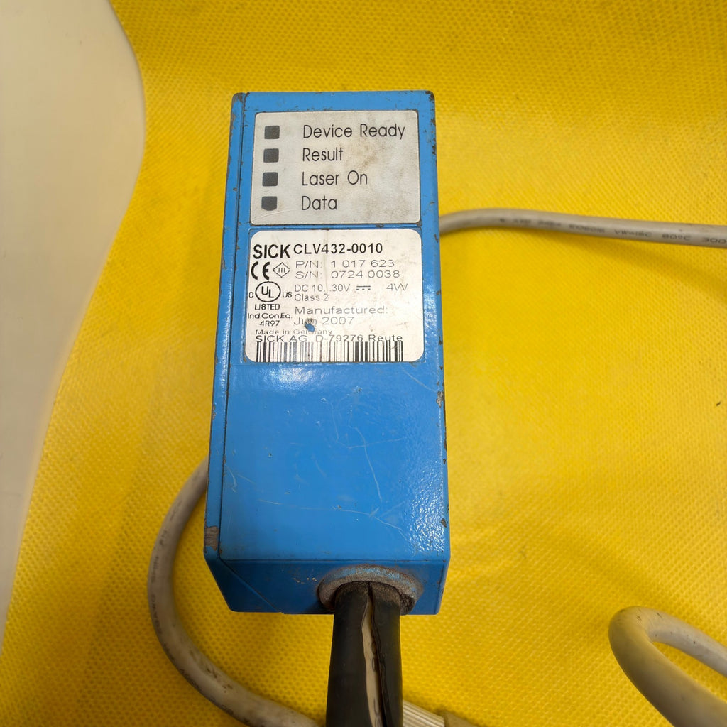 SICK CLV432-0010 Industrial Fixed-Mount Barcode Scanner