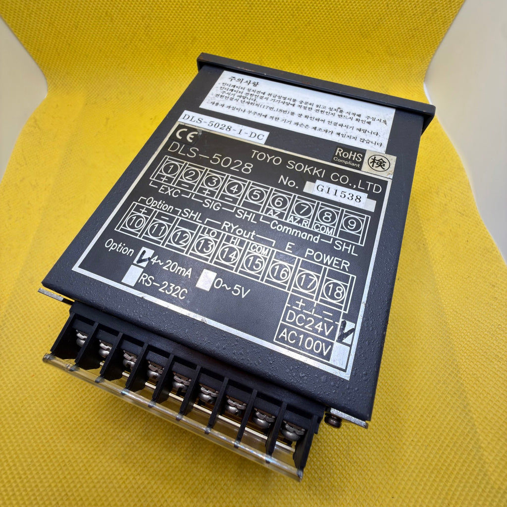 Toyo Sokki DLS-5028 Digital Reader Industrial Signal Processor