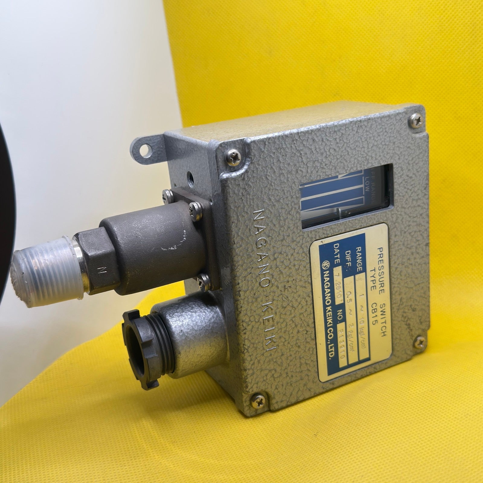 Nagano Keiki CB15 Pressure Switch 1-10kgf/cm2