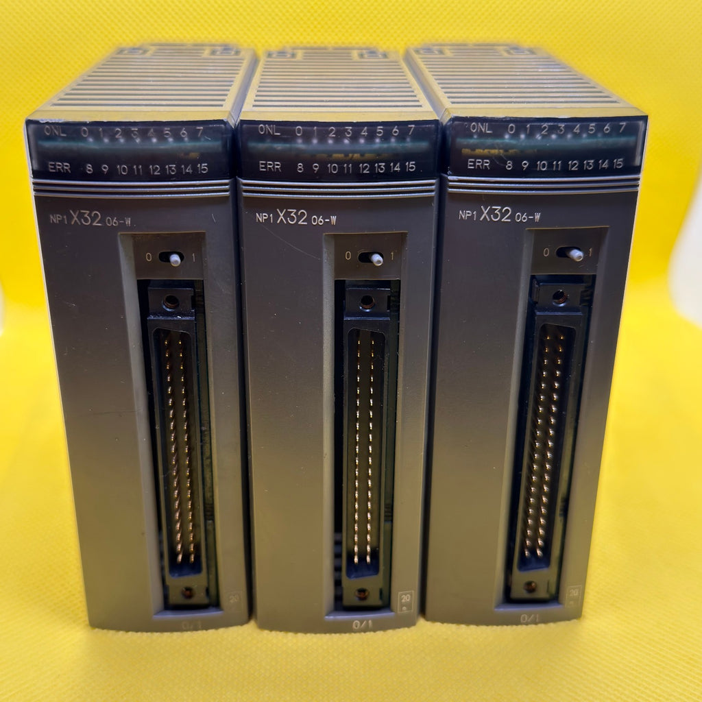 Fuji NP1 X32 06-W Digital Input Module Lot of 3
