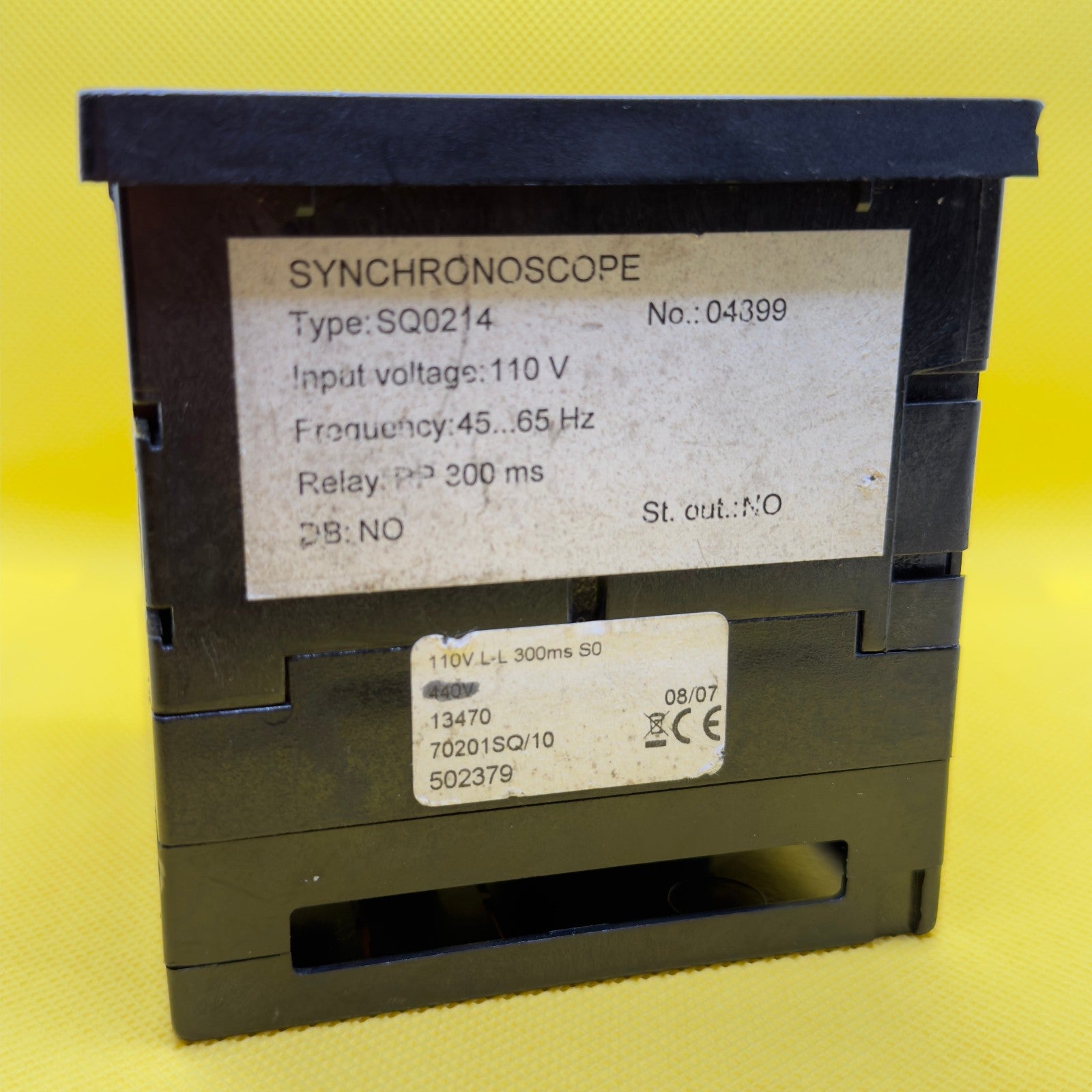 Iskra SQ0214 Synchronoscope Synchronization Meter Industrial Panel Mount