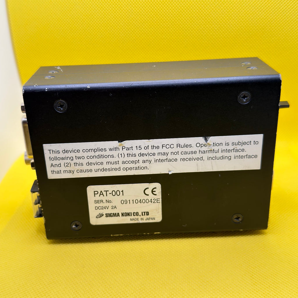 Sigma Koki PAT-001 Stepping Motor Controller 24VDC 2A