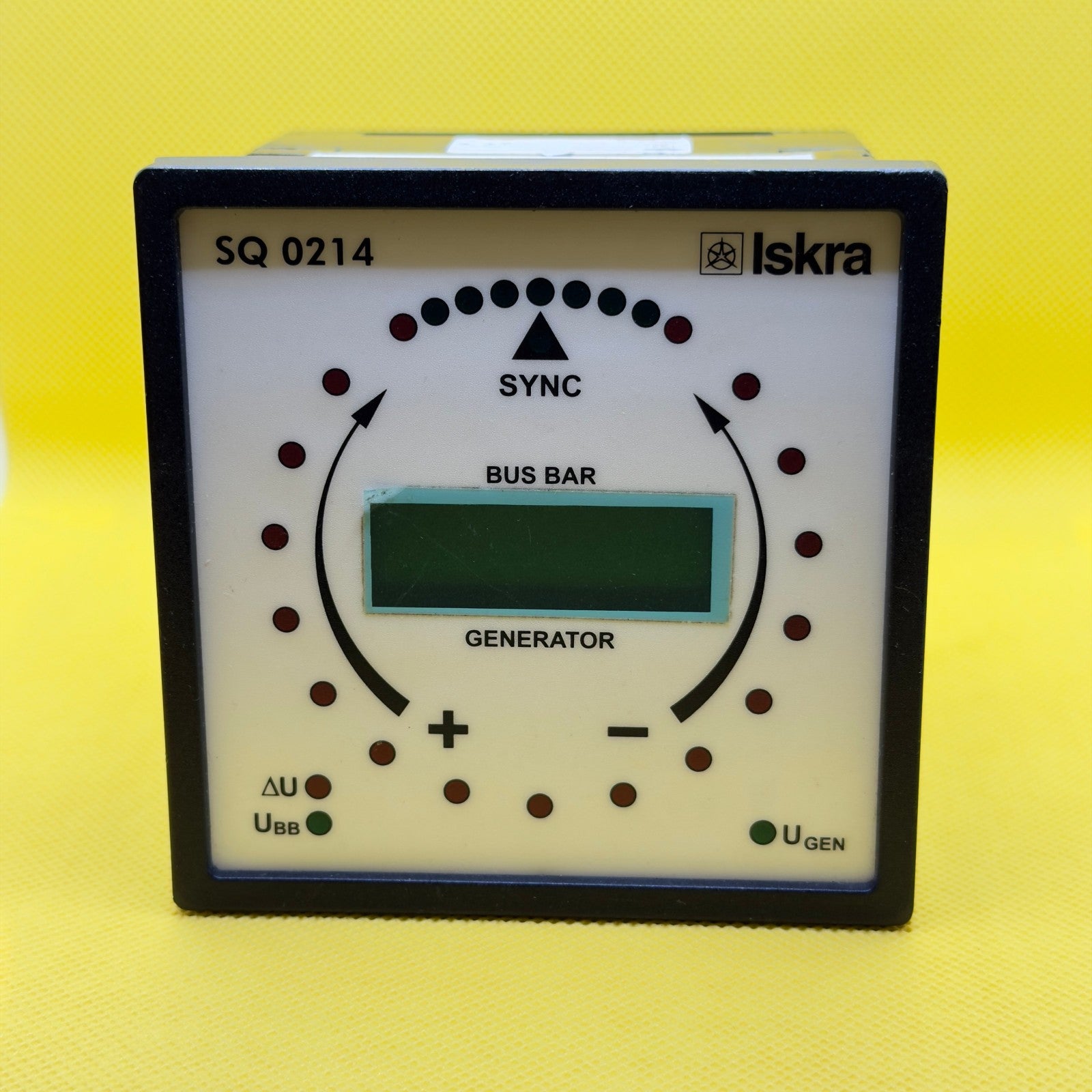 Iskra SQ0214 Synchronoscope Synchronization Meter Industrial Panel Mount
