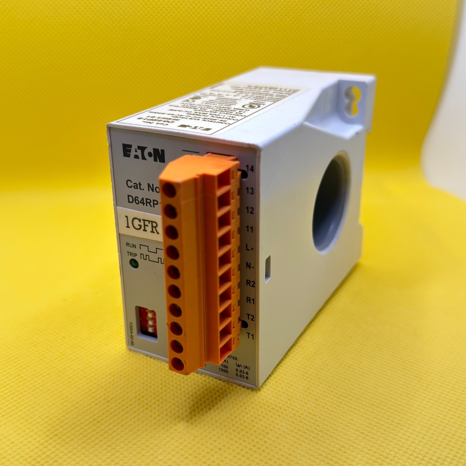 Eaton D64RP18 Digital Ground Fault Monitoring Relay Used