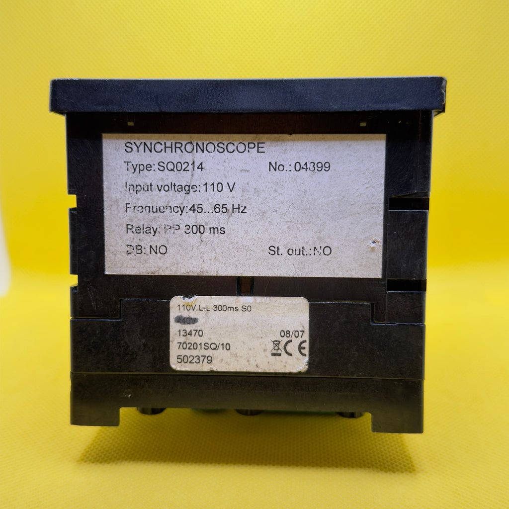 Iskra SQ0214 Synchronoscope Synchronization Meter Industrial Panel Mount