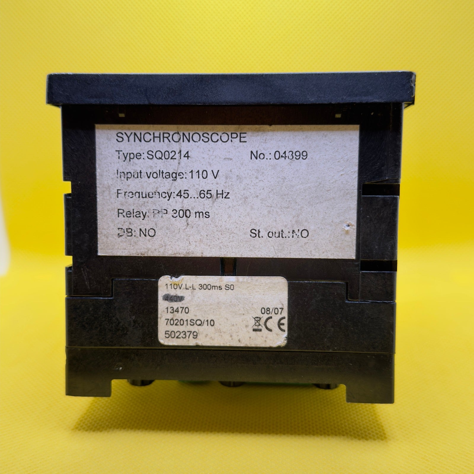 Iskra SQ0214 Synchronoscope Synchronization Meter Industrial Panel Mount
