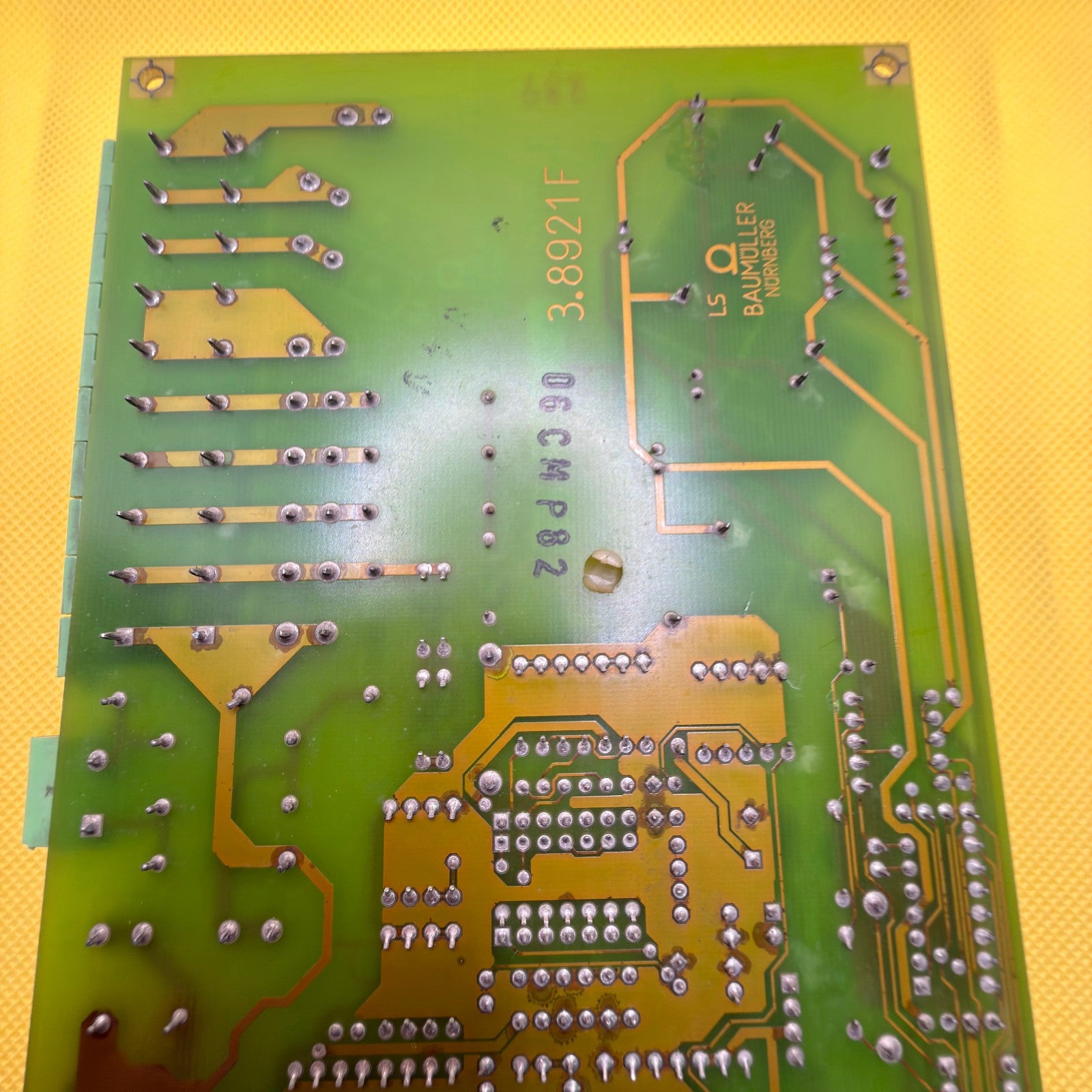 Baumuller Nurnberg 3.8921F Industrial Control Board for Automation Systems