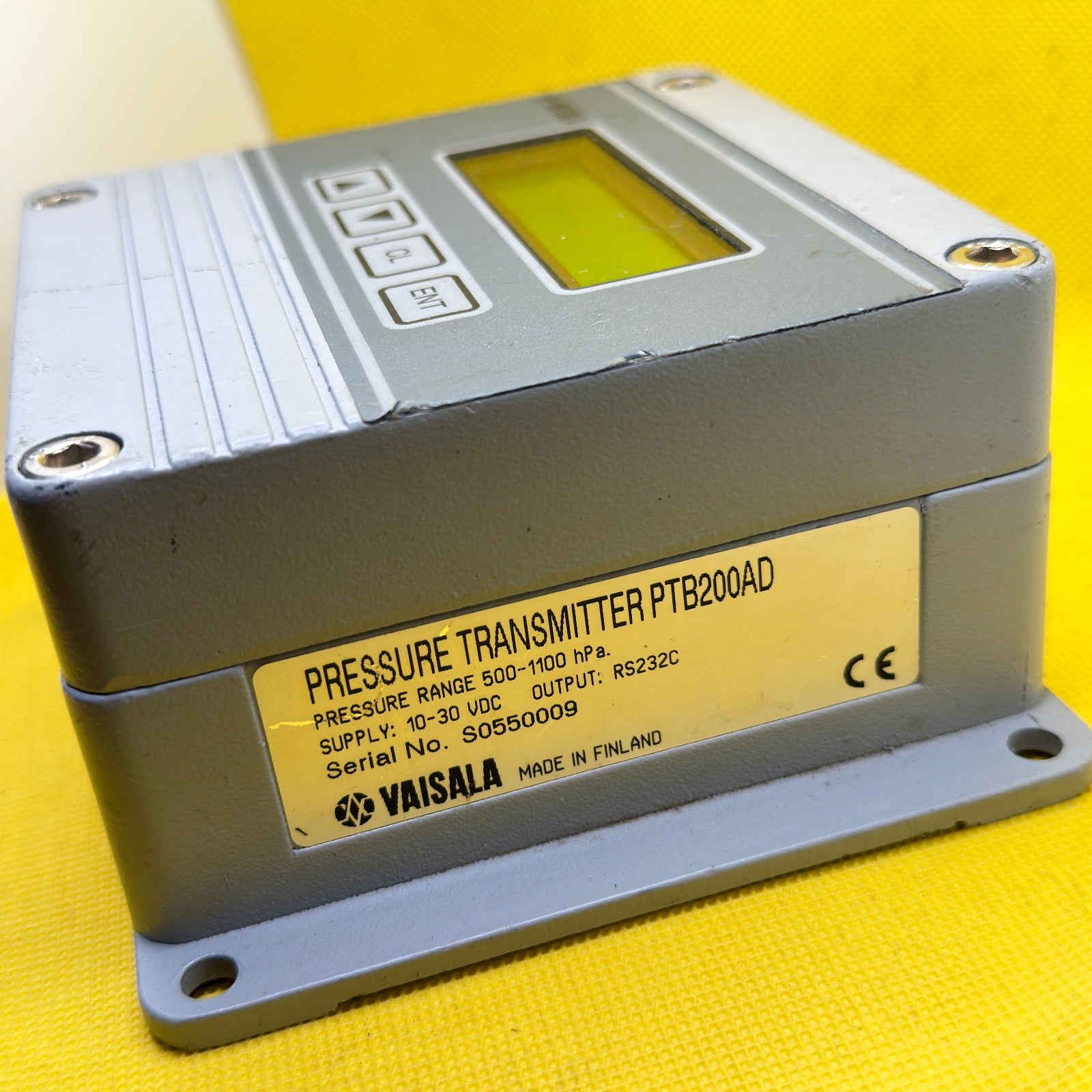 Vaisala PTB200AD Digital Pressure Transmitter 500-1100 hPa