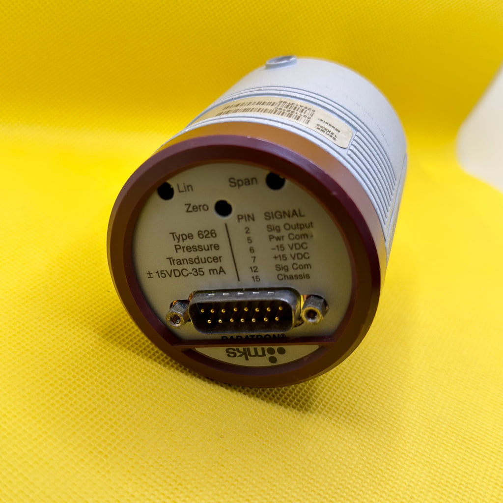 MKS 626A13TBE Baratron Capacitance Manometer Pressure Transducer 1000 Torr