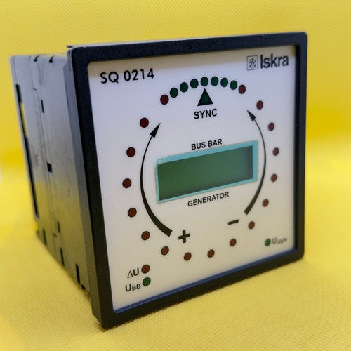 Iskra SQ0214 Synchronoscope Synchronization Meter Industrial Panel Mount