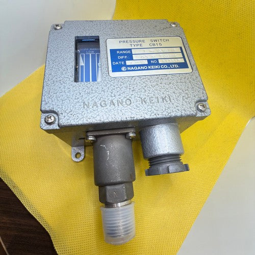 Nagano Keiki CB15 Pressure Switch 1-10kgf/cm2